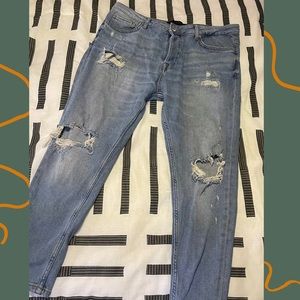 Zara cropped skinny jeans